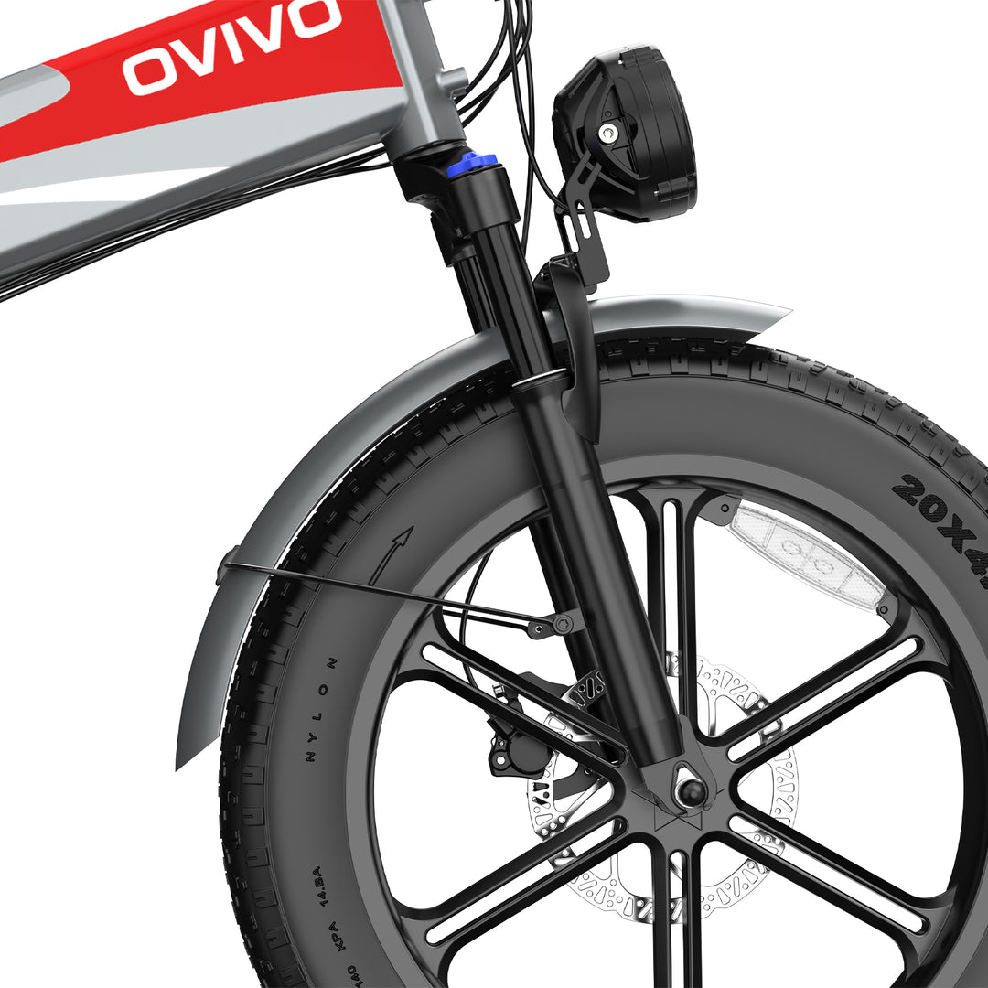 Bici Elettrica Ovivo V2 PRO 2.0 (NERO/GIALLO)