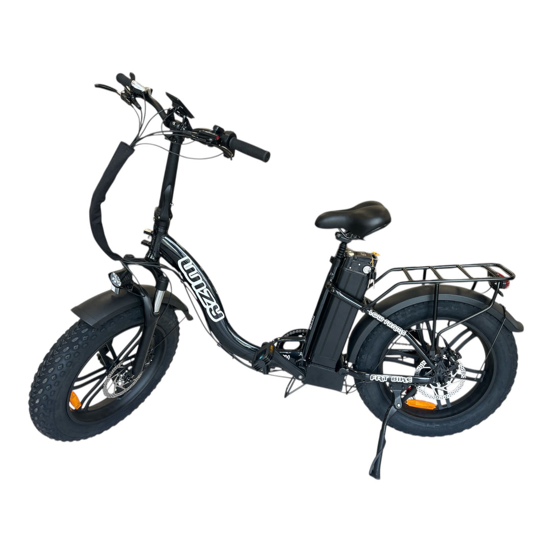 Bici Elettrica Wizy Low Frame (Nero/Bianco)