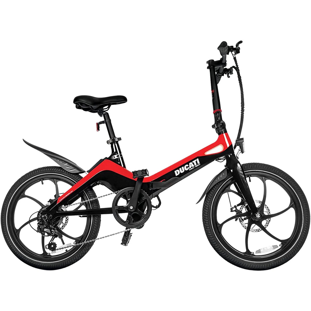 Bici Elettrica Pieghevole MG20 Ducati (Rosso/Nero)