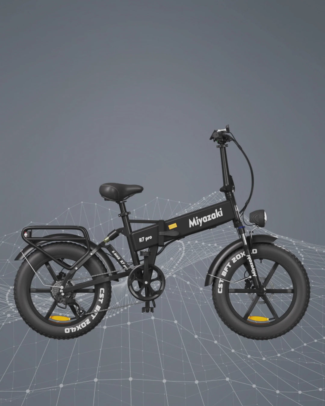 Bici Elettrica Miyazaki R7 Pro (Nero)