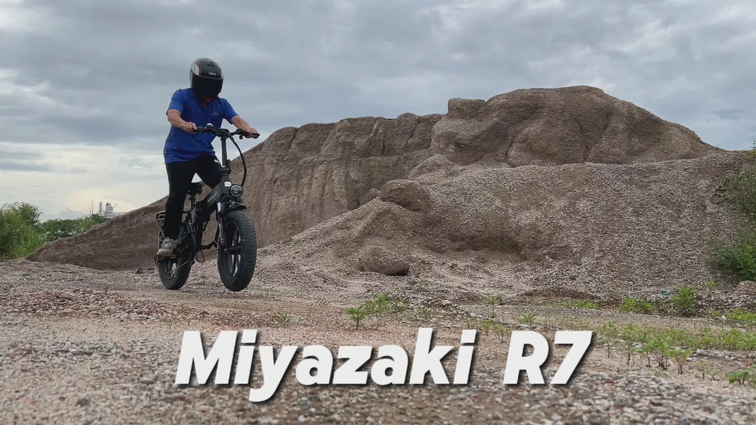 Bici Elettrica Miyazaki R7 Pro (Nero)