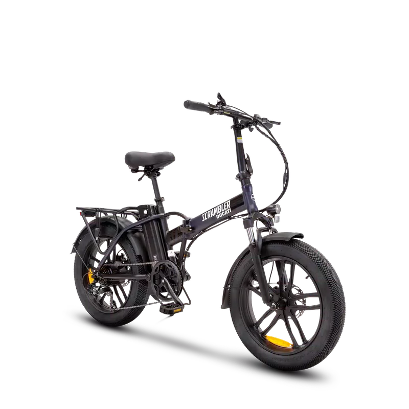 Bici Elettrica Pieghevole Ducati Scrambler SCRZ-GT (Nero/Blu)